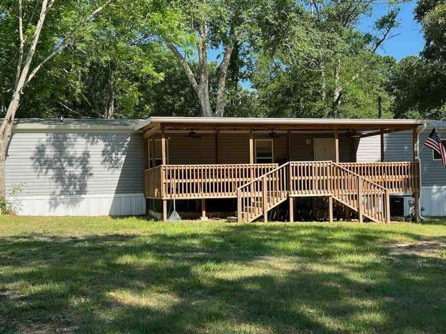 Villa Fishermans Retreat With Patio At Lake Sam Rayburn Brookeland Exterior foto